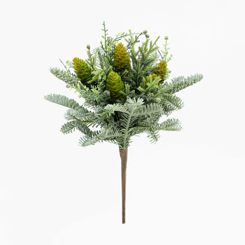 15" CEDAR PINE PINECONE BUSH