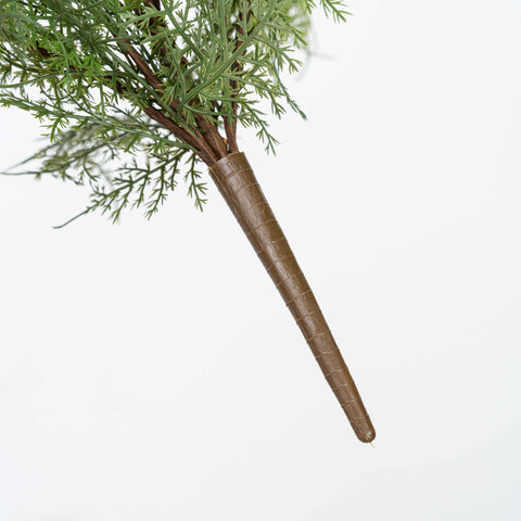 17" SOFT TOUCH ASPARAGUS FERN BUSH