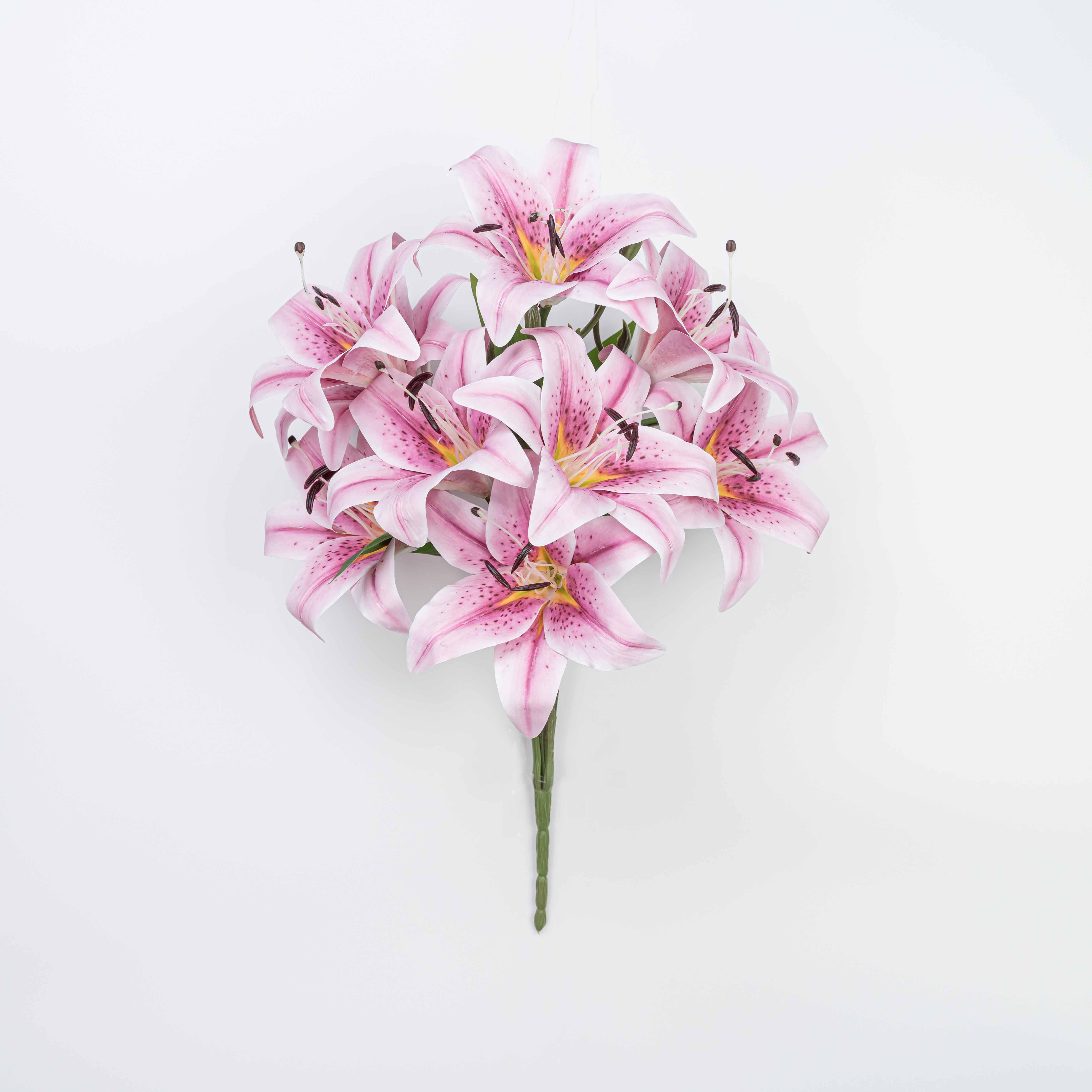 22" LILY BUSH WITH 9 HEADS