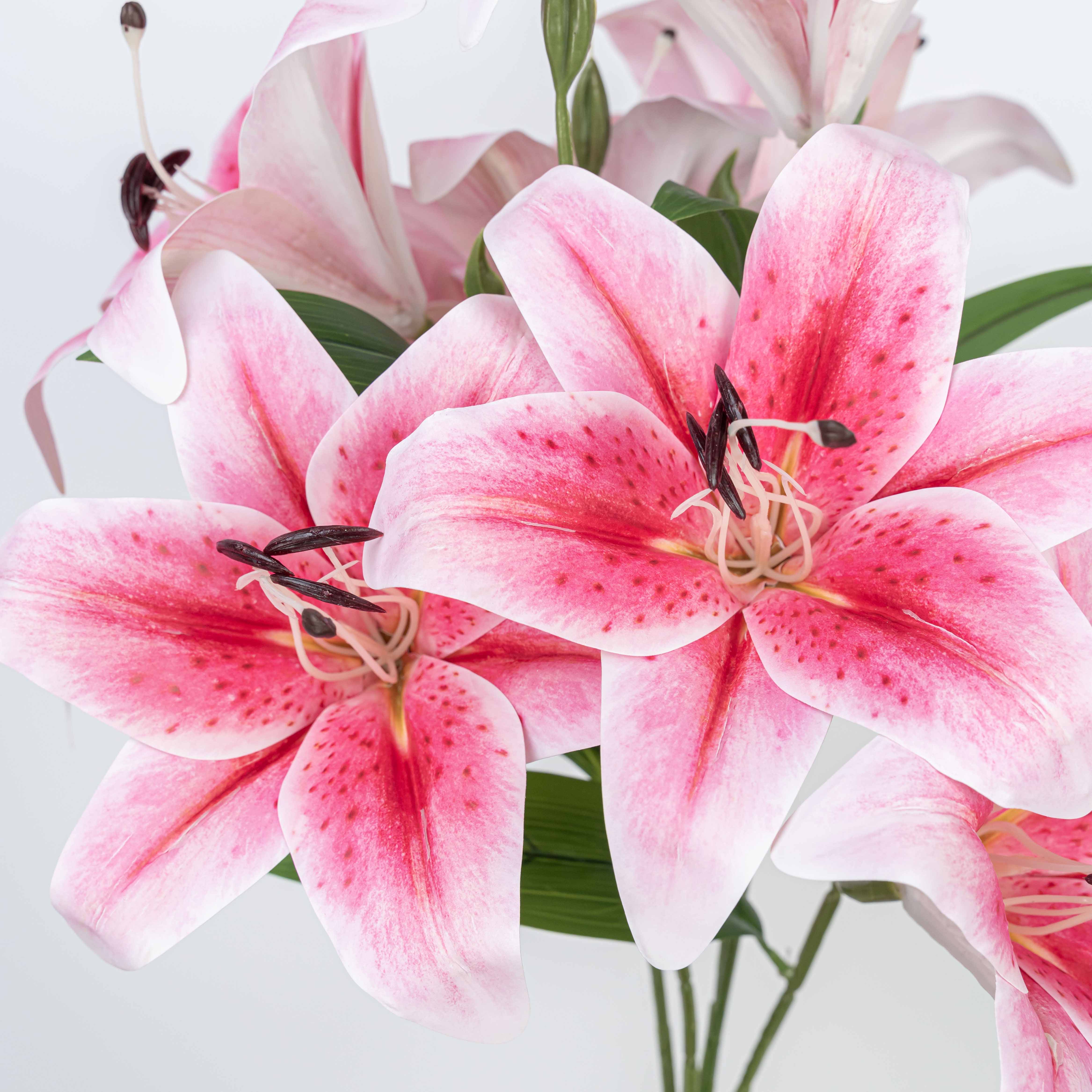 22" LILY BUSH WITH 9 HEADS