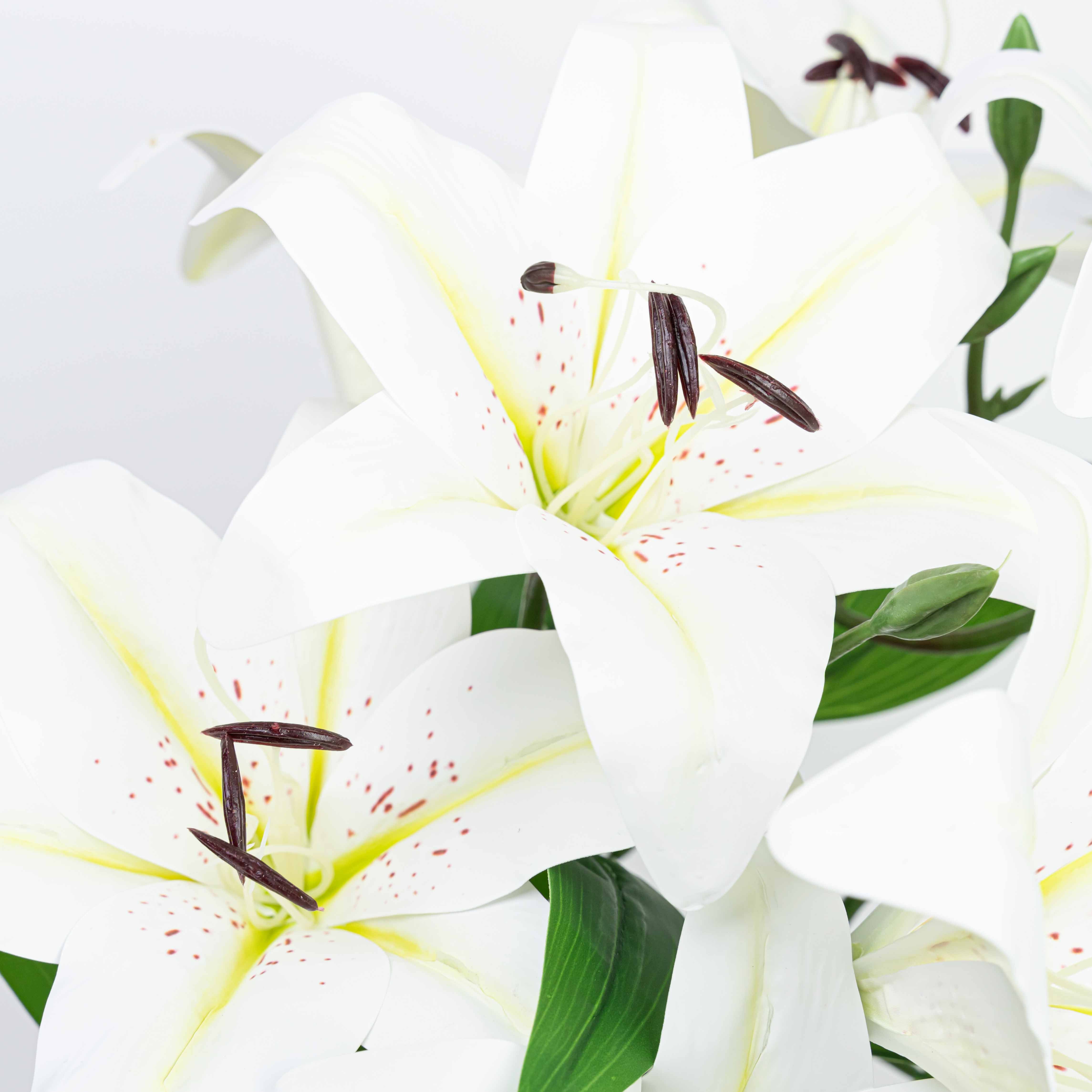 22" LILY BUSH WITH 9 HEADS