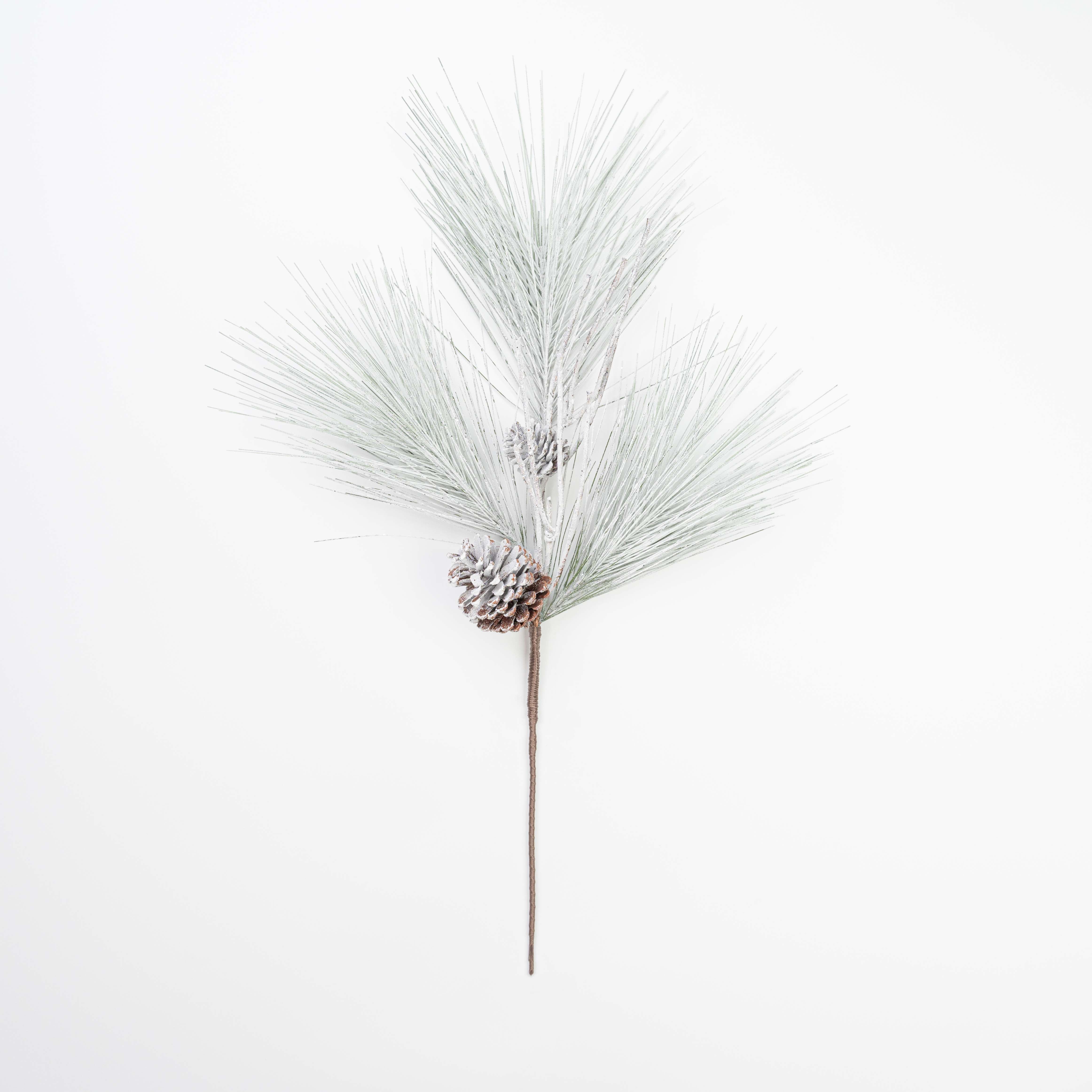28" PINE PINECONE TWIG SPRAY