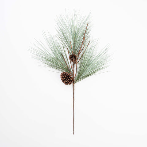 28" PINE PINECONE TWIG SPRAY
