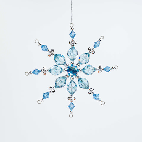 6" ACRYLIC SNOWFLAKE ORN