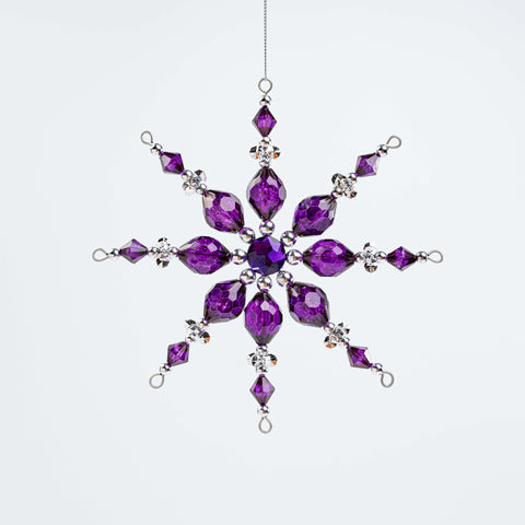 6" ACRYLIC SNOWFLAKE ORN