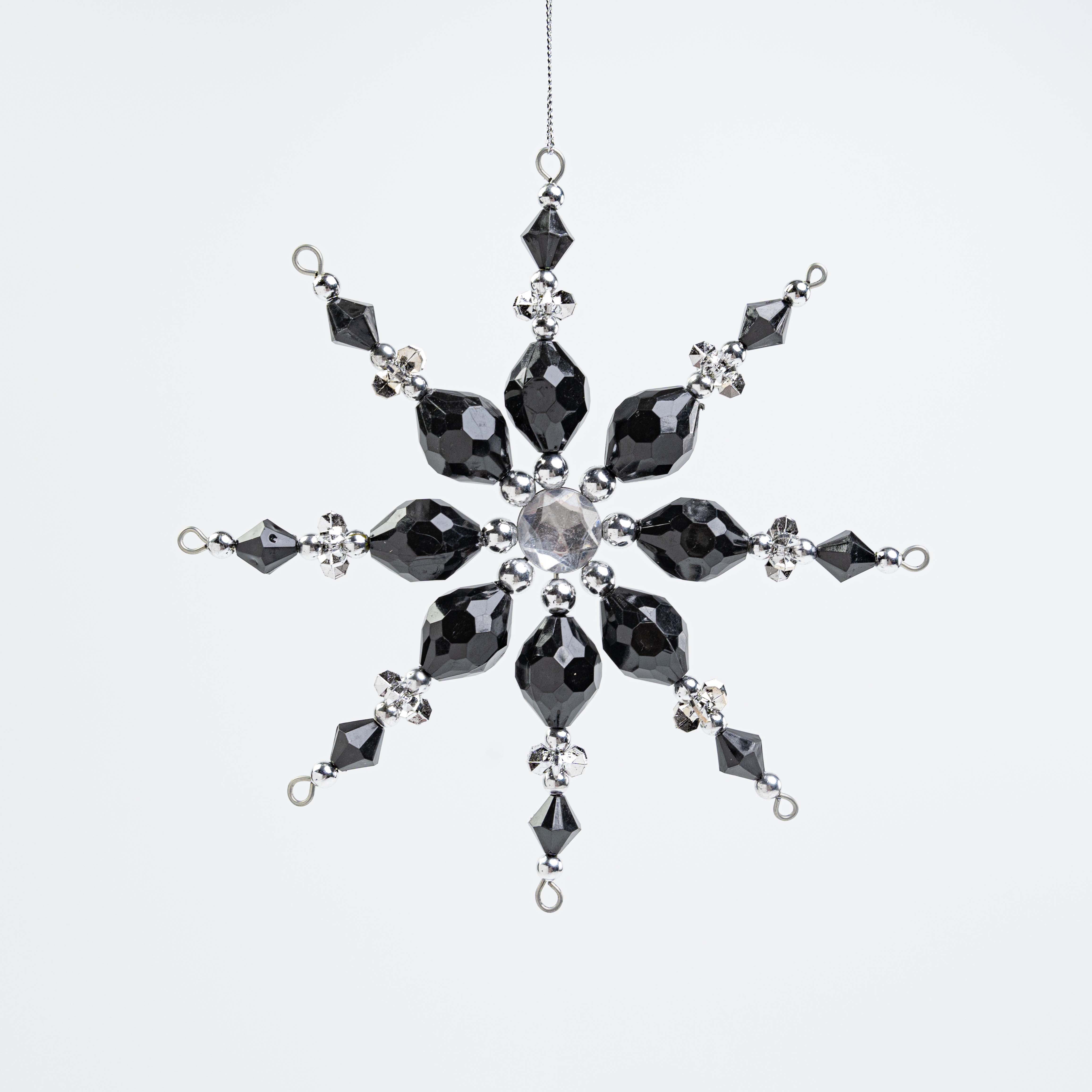 6" ACRYLIC SNOWFLAKE ORN