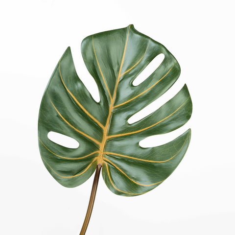 28" MONSTERA LEAF BUSH X 7