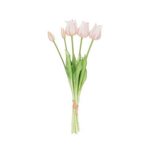 17.5" SOFT TOUCH TULIP BUNDLE X 5