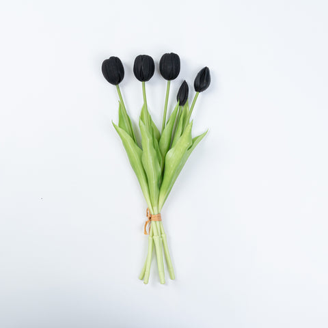 15" SOFT TOUCH TULIP BUNDLE X 5