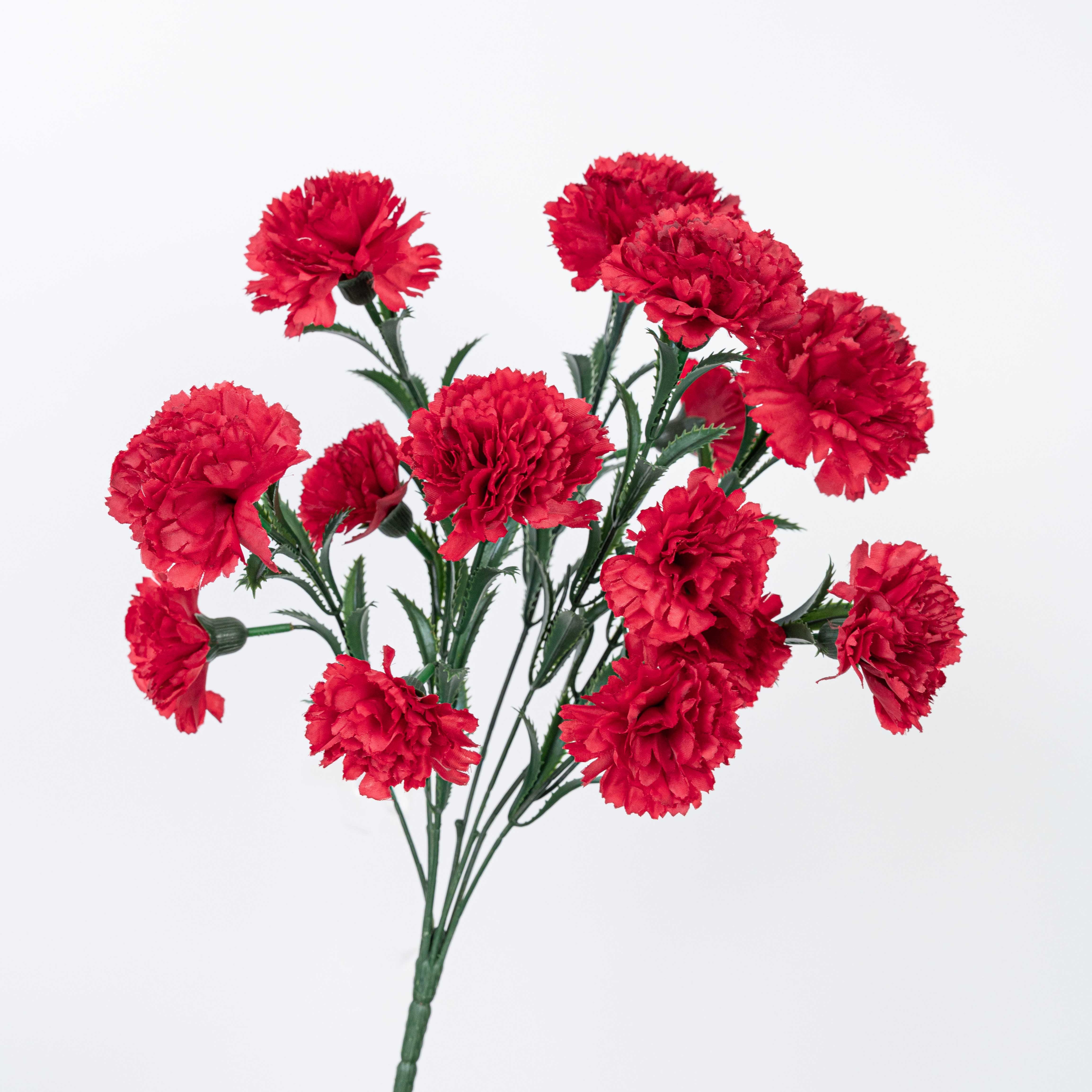 18" CARNATION BUSH X 7