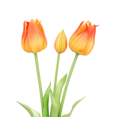17.5" SOFT TOUCH TULIP BUNDLE X 3
