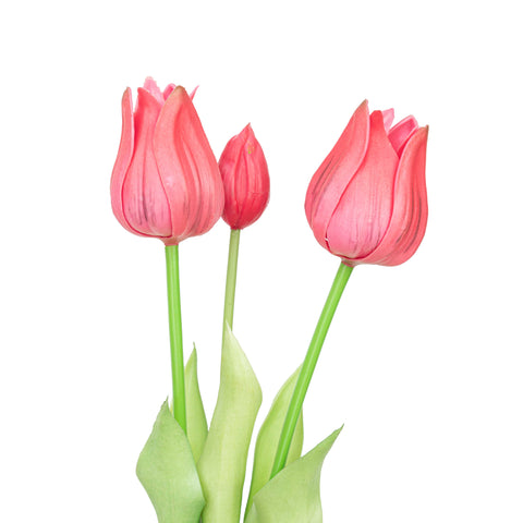 17.5" SOFT TOUCH TULIP BUNDLE X 3