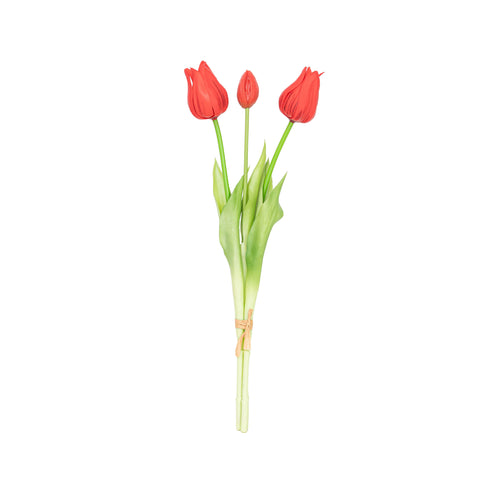 17.5" SOFT TOUCH TULIP BUNDLE X 3