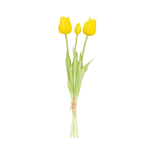 17.5" SOFT TOUCH TULIP BUNDLE X 3