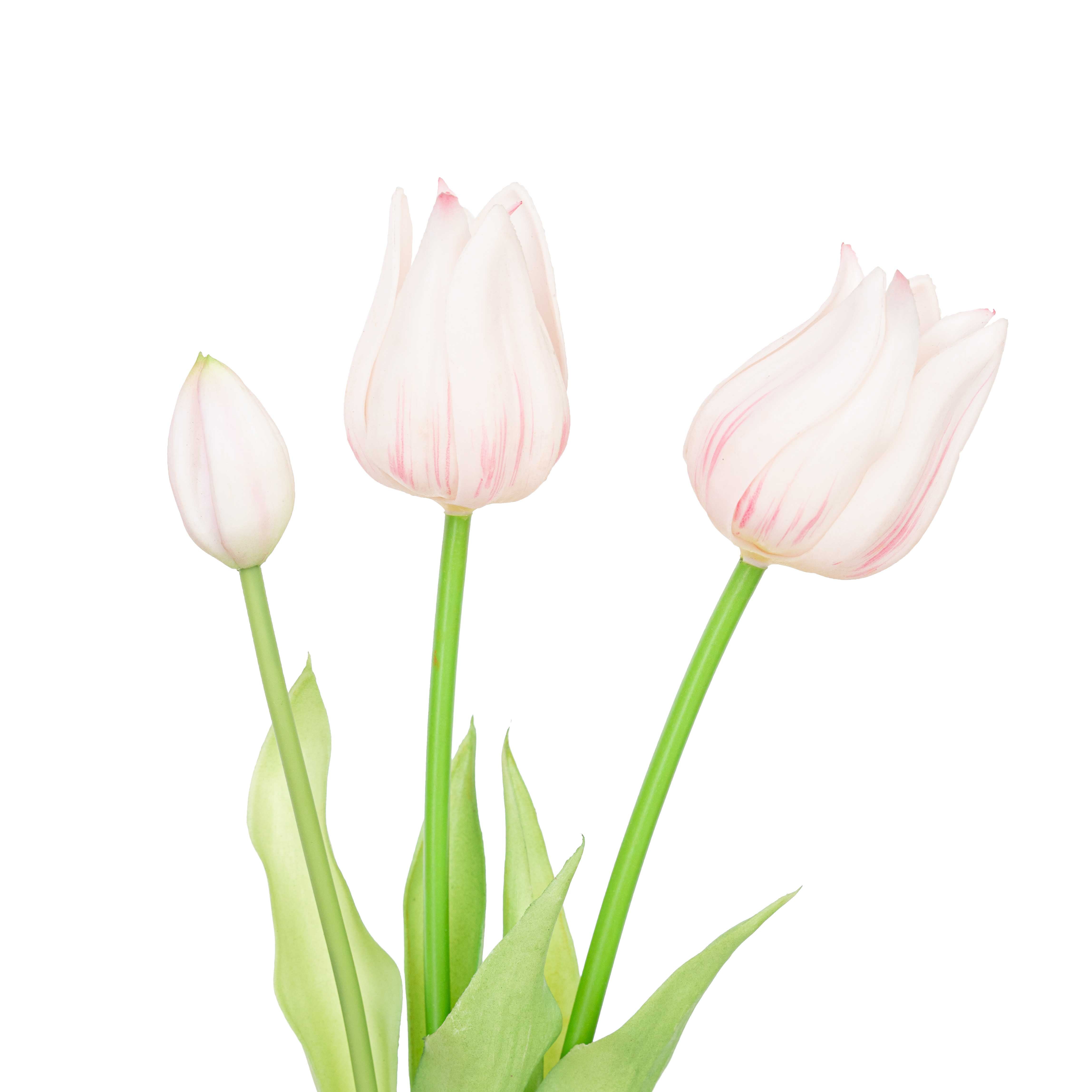 17.5" SOFT TOUCH TULIP BUNDLE X 3