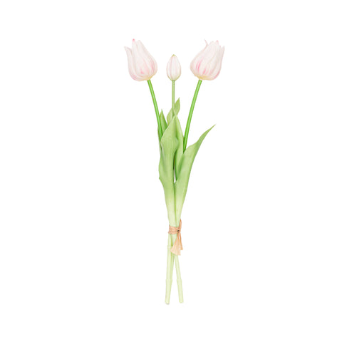 17.5" SOFT TOUCH TULIP BUNDLE X 3
