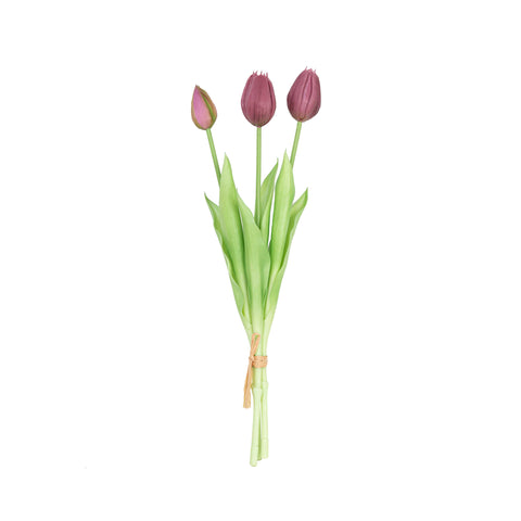 15.5" TULIP BUNDLE X 3