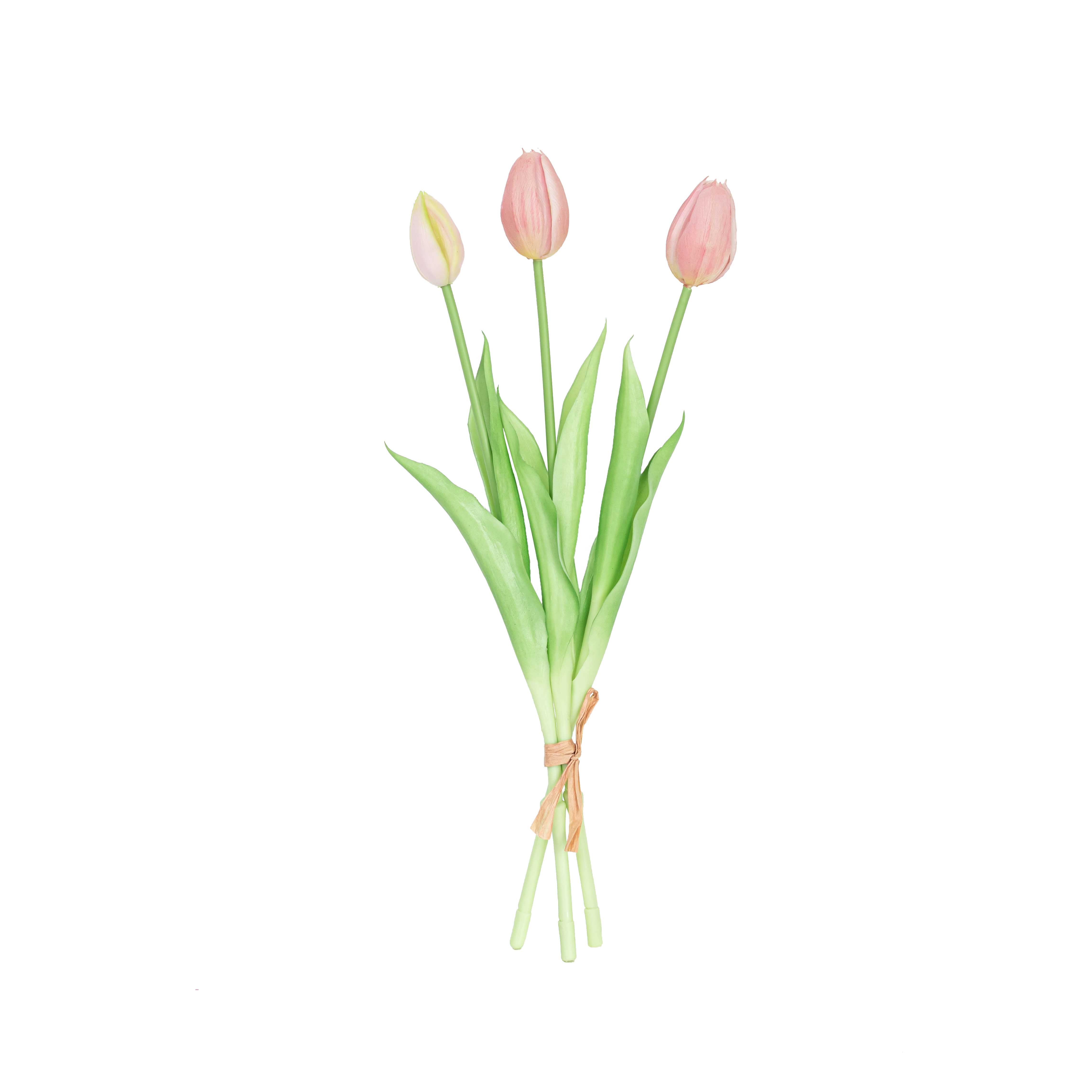 15.5" TULIP BUNDLE X 3