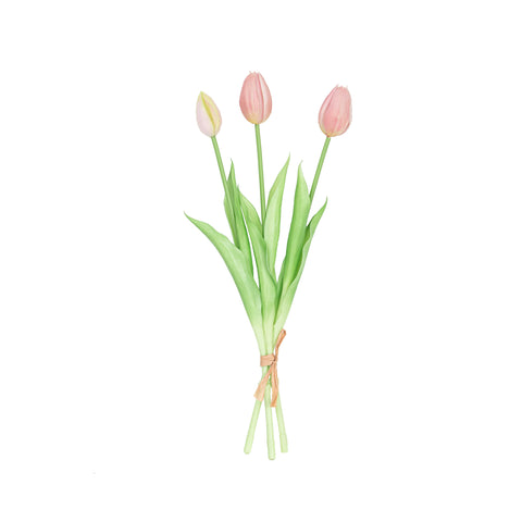 15.5" TULIP BUNDLE X 3