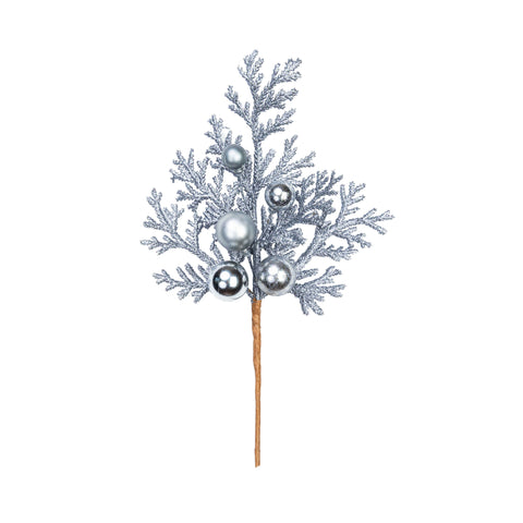 16" GLITTER CEDAR BALL PICK