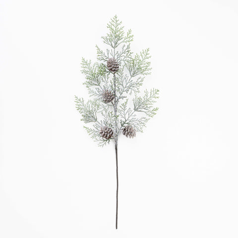 30" FROST PINECONE CEDAR SPRAY