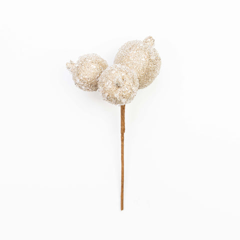 10" BEADED POMEGRANATE PICK X 3