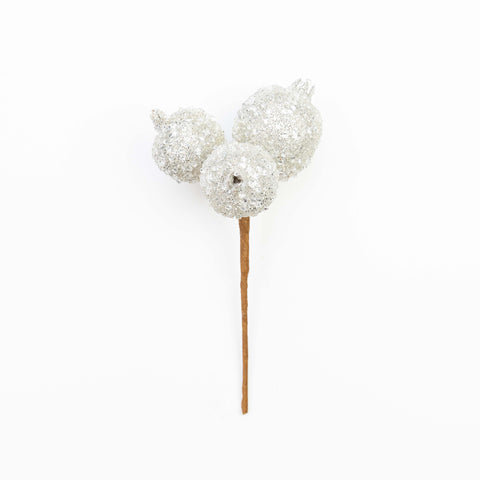 10" BEADED POMEGRANATE PICK X 3