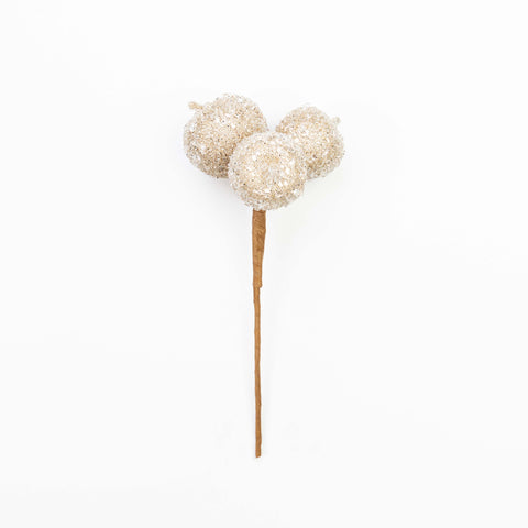 10" BEADED APPLE PICK X 3