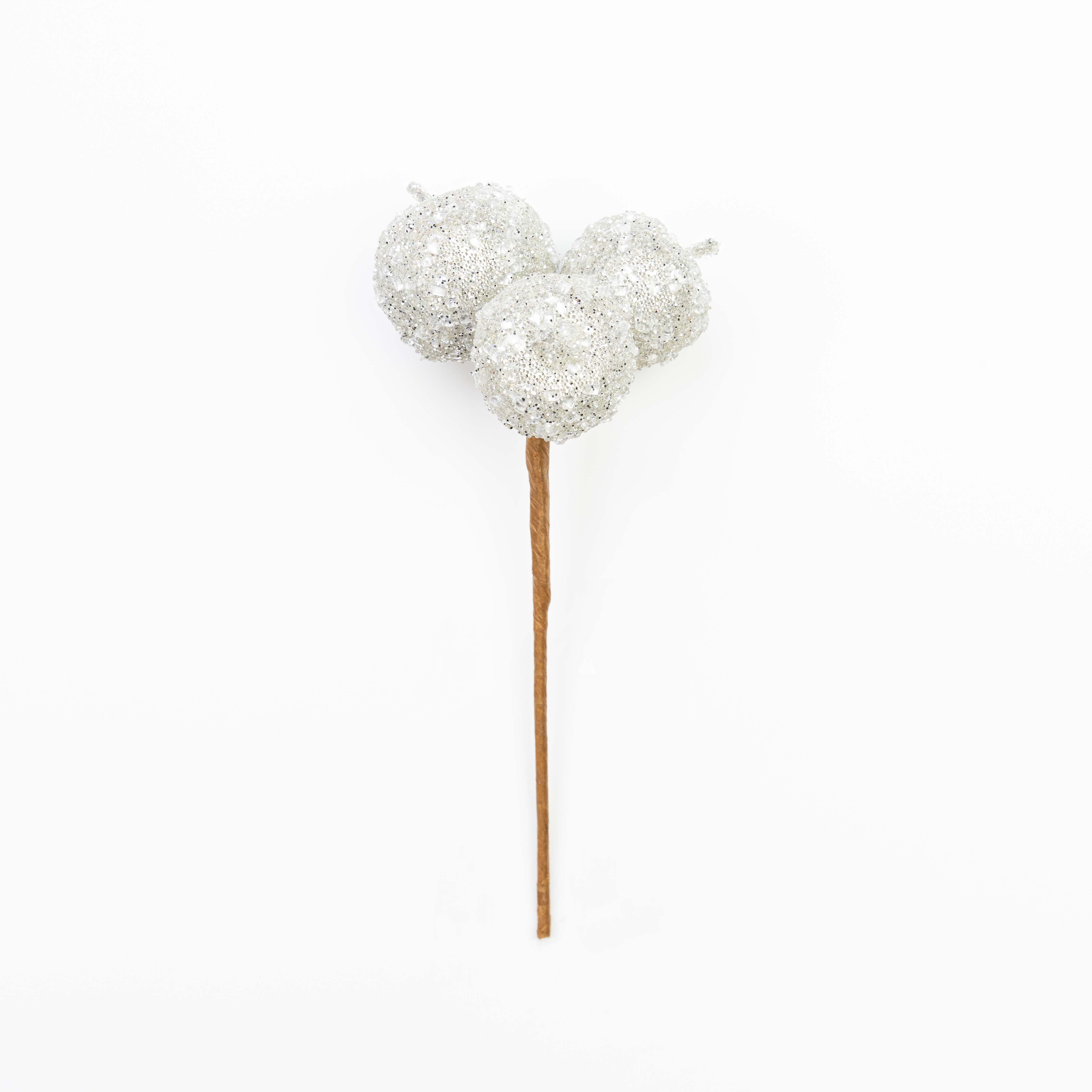 10" BEADED APPLE PICK X 3