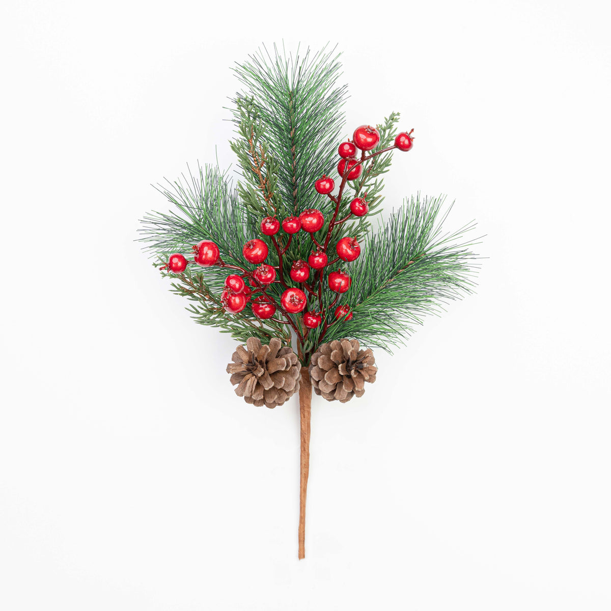 16" BERRY PINE PINECONE PICK