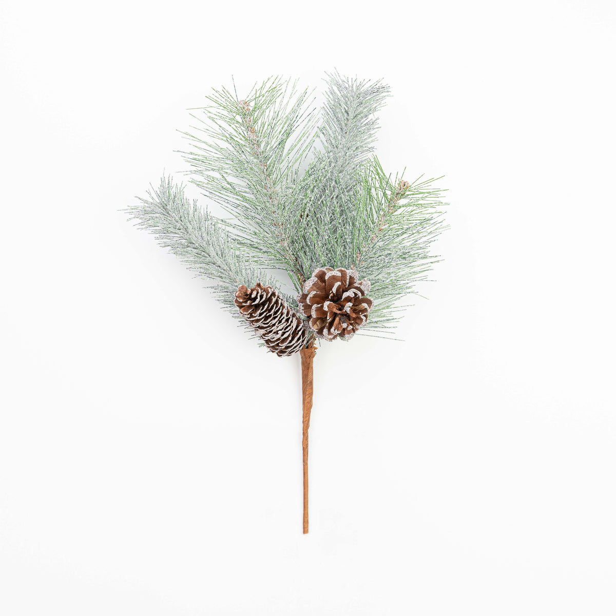 16" SNOW PINE PINECONE PICK