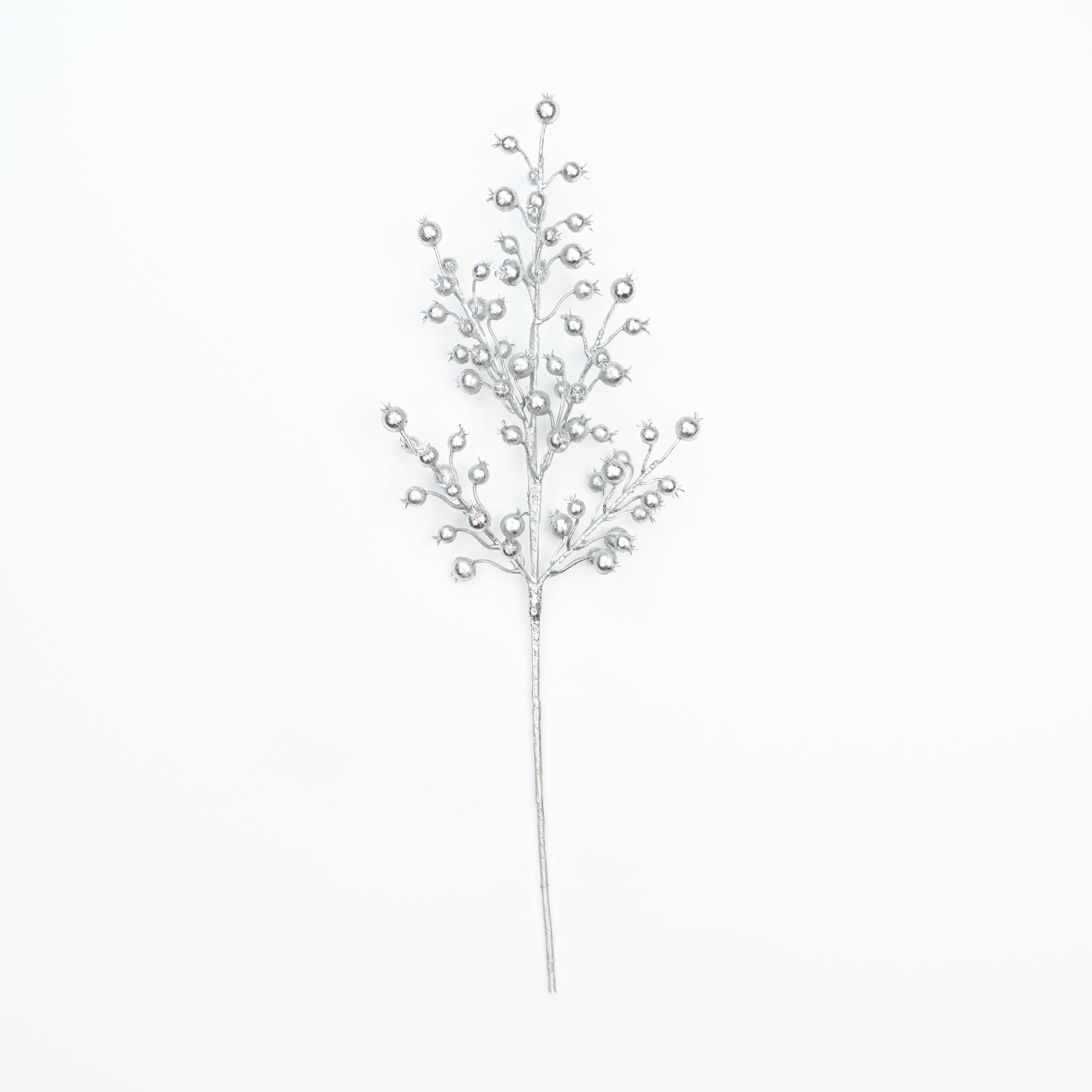 18" METALLIC GLITTER BERRY PICK