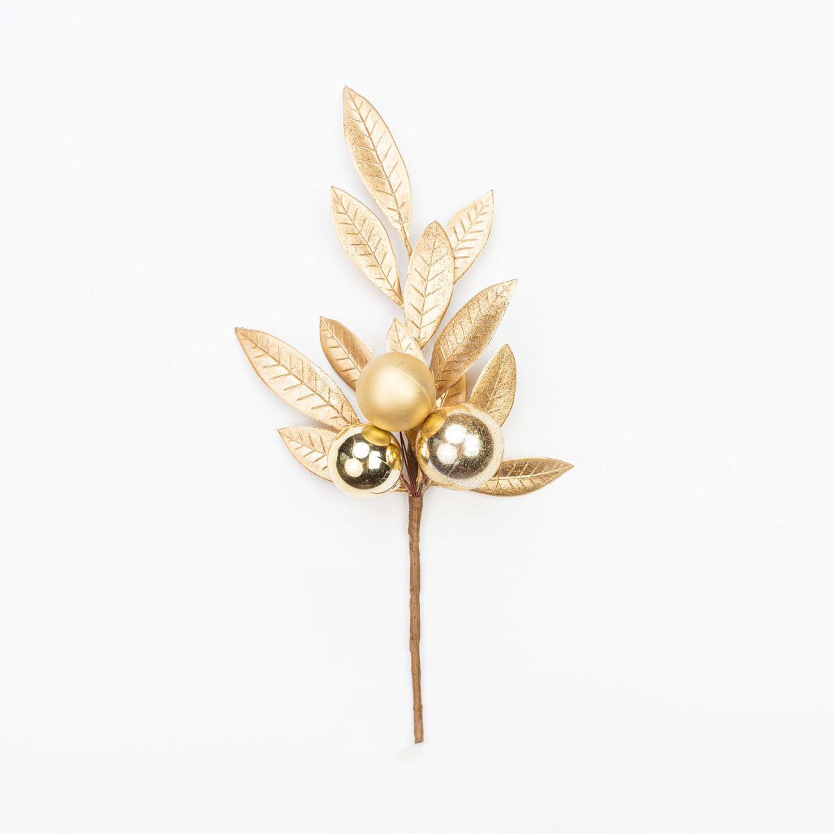 14" METALLIC LEAF BALL PICK