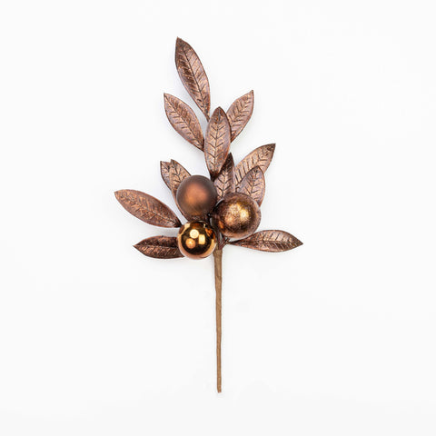 14" METALLIC LEAF BALL PICK