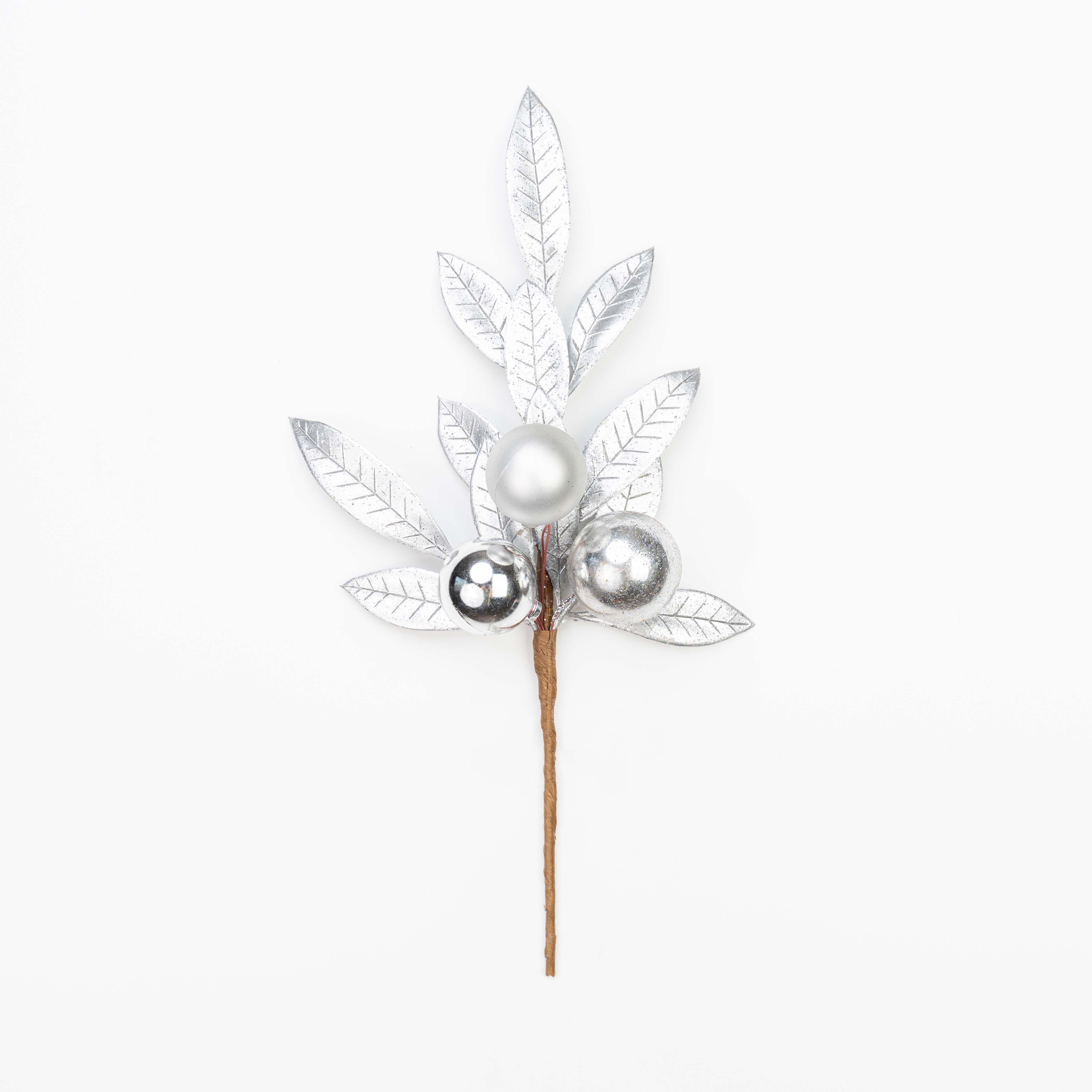 14" METALLIC LEAF BALL PICK