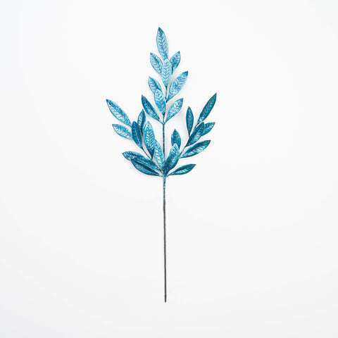 26" METALLIC BAY LEAF SPRAY X 3