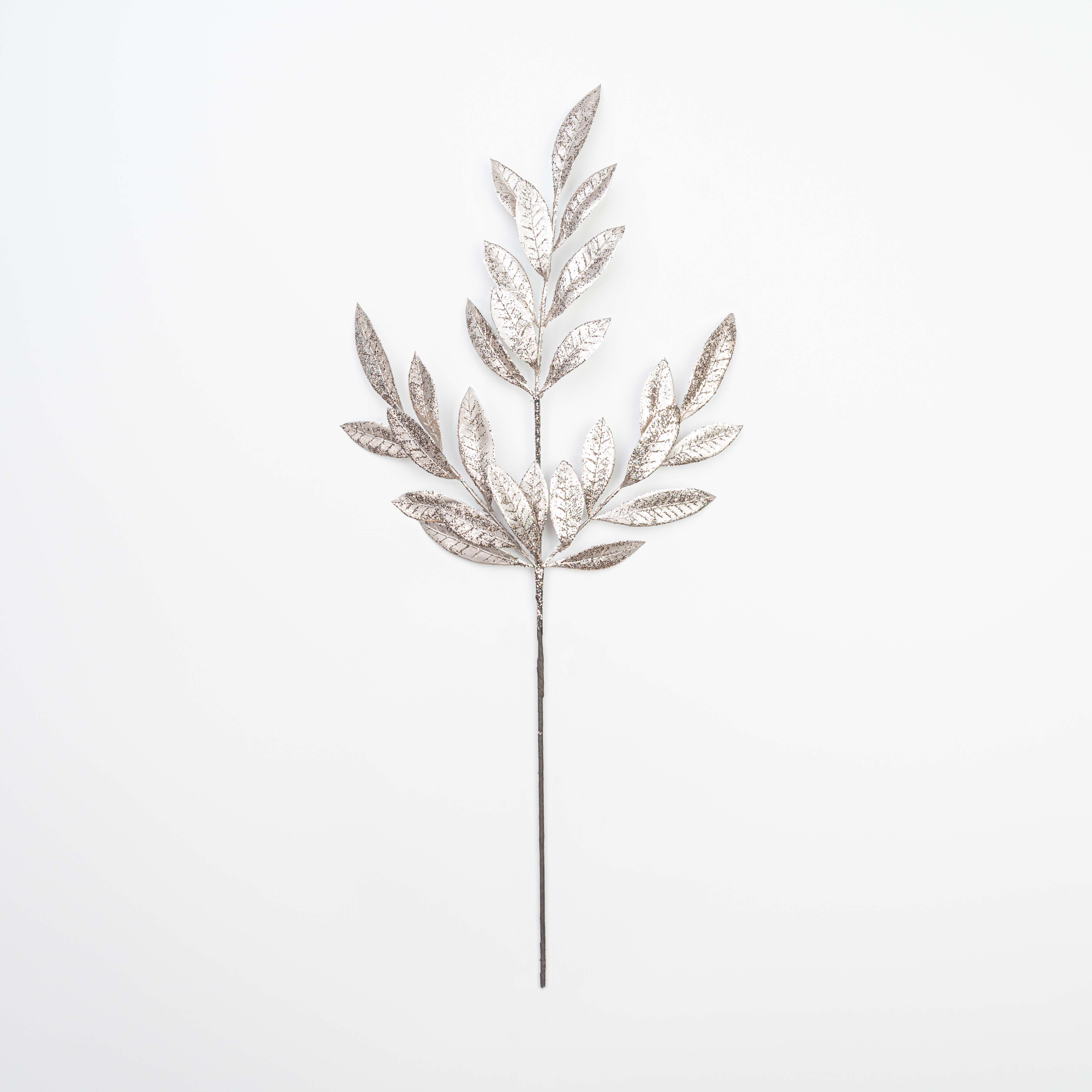 26" METALLIC BAY LEAF SPRAY X 3