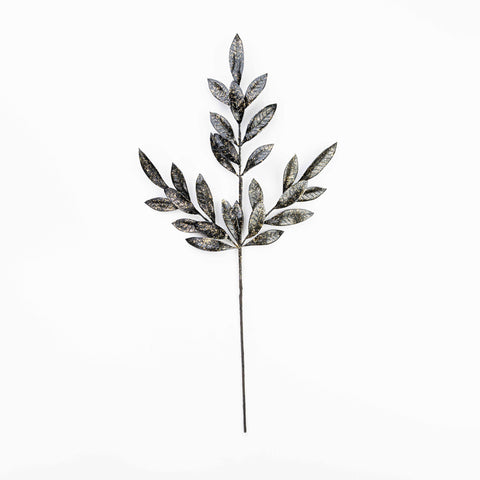 26" METALLIC BAY LEAF SPRAY X 3