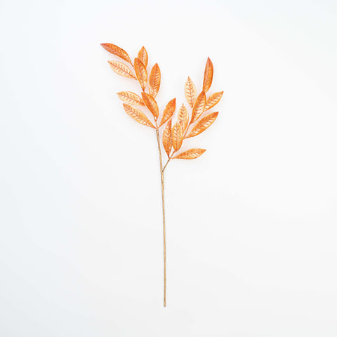 24" METALLIC BAY LEAF SPRAY X 2