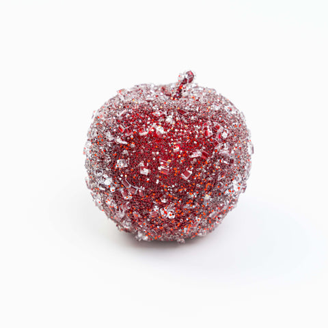 3" X 3" BEADED APPLE
