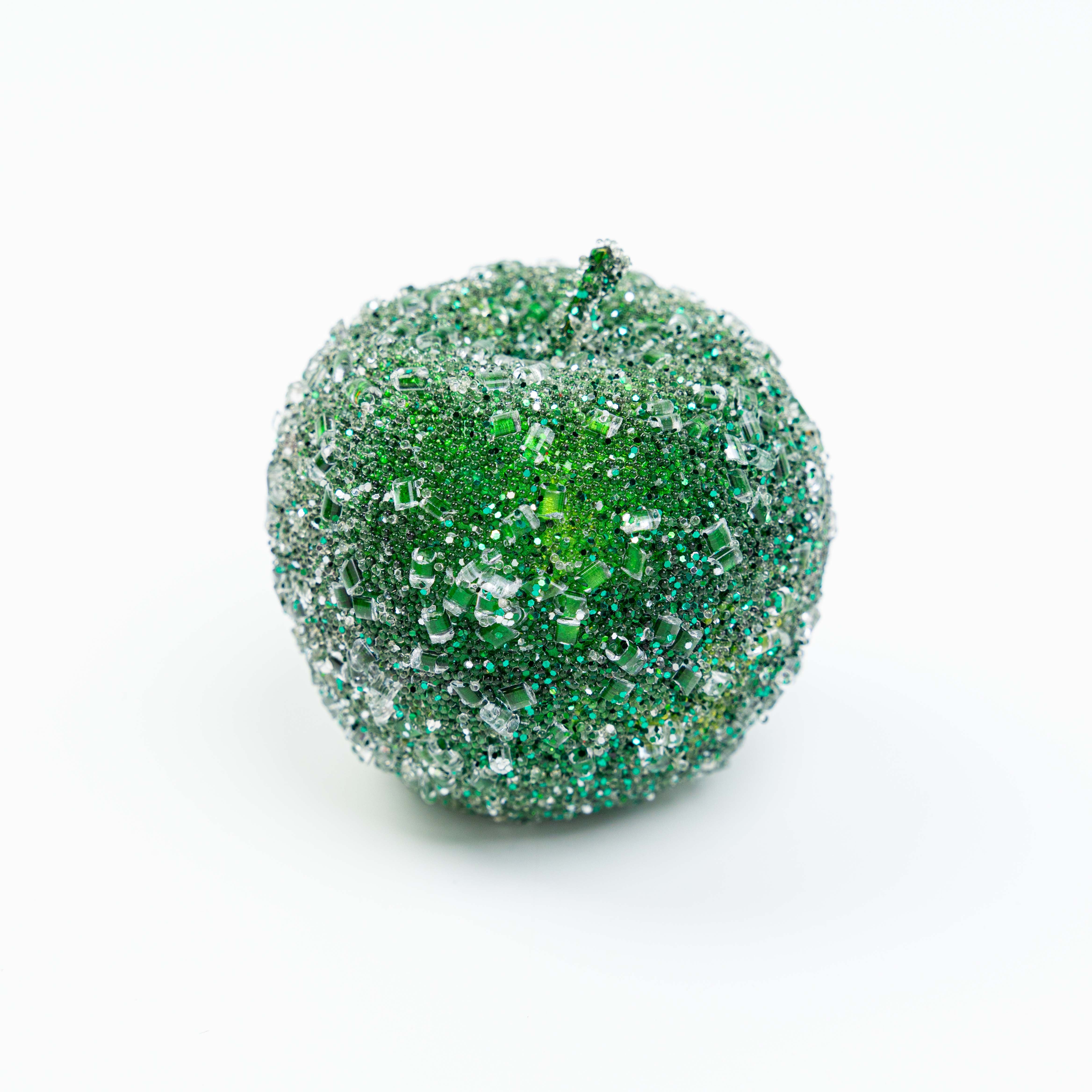 3" X 3" BEADED APPLE