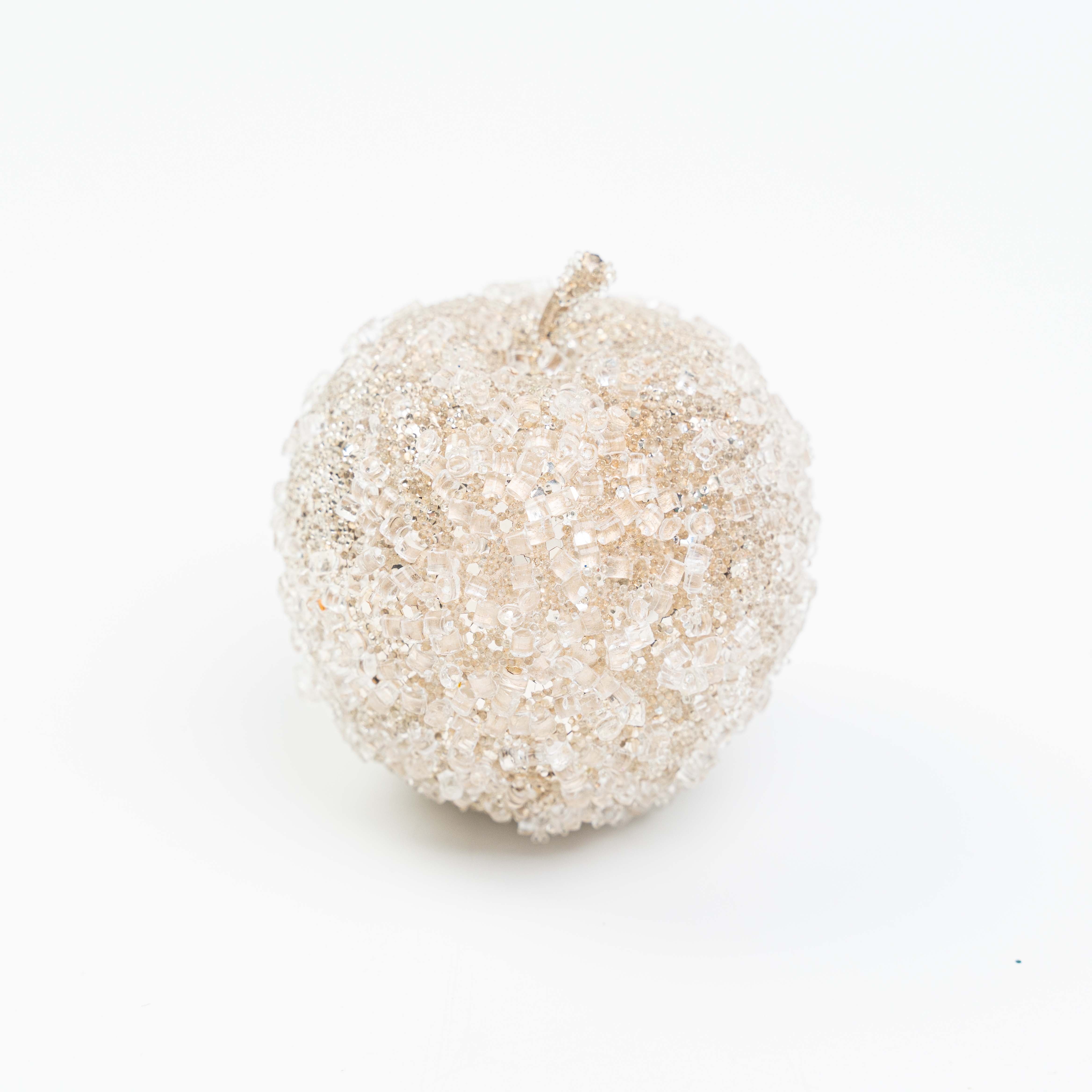 3" X 3" BEADED APPLE