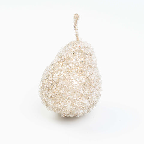 4" X 3"  BEADED PEAR