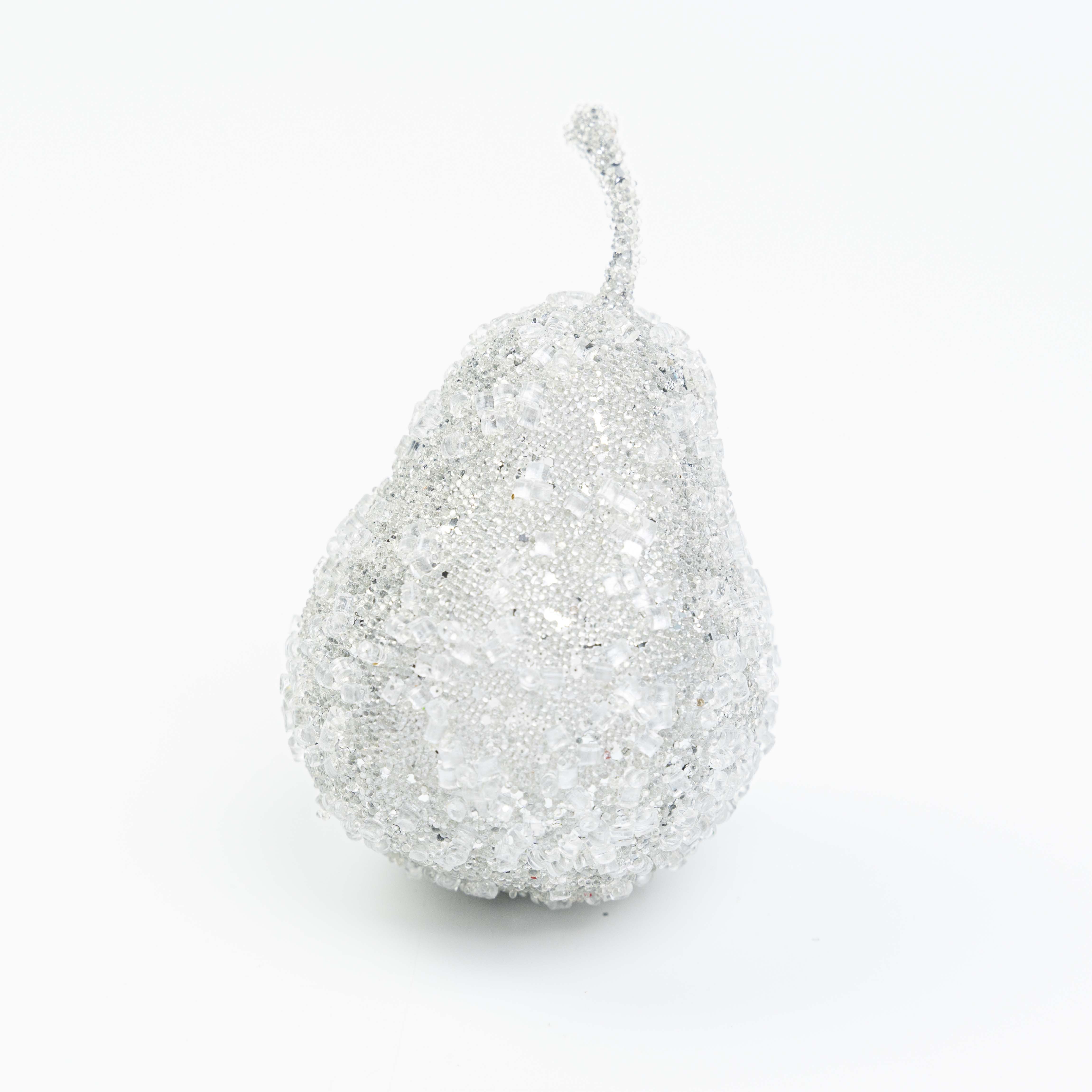 4" X 3"  BEADED PEAR