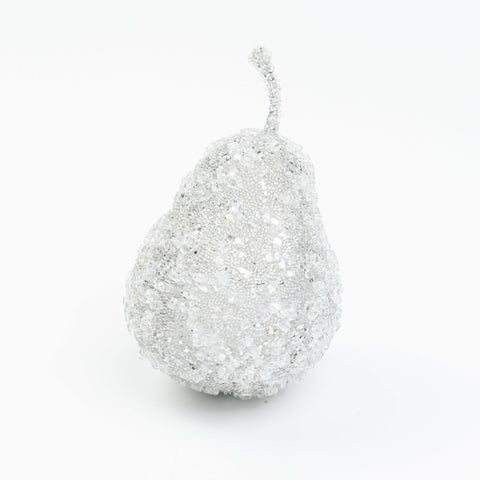 4" X 3"  BEADED PEAR