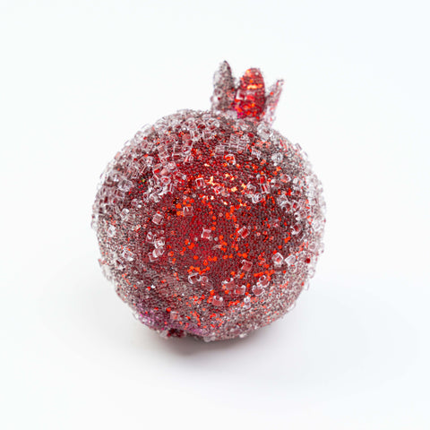 4" X 3"  BEADED POMEGRANATE