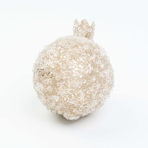 4" X 3"  BEADED POMEGRANATE