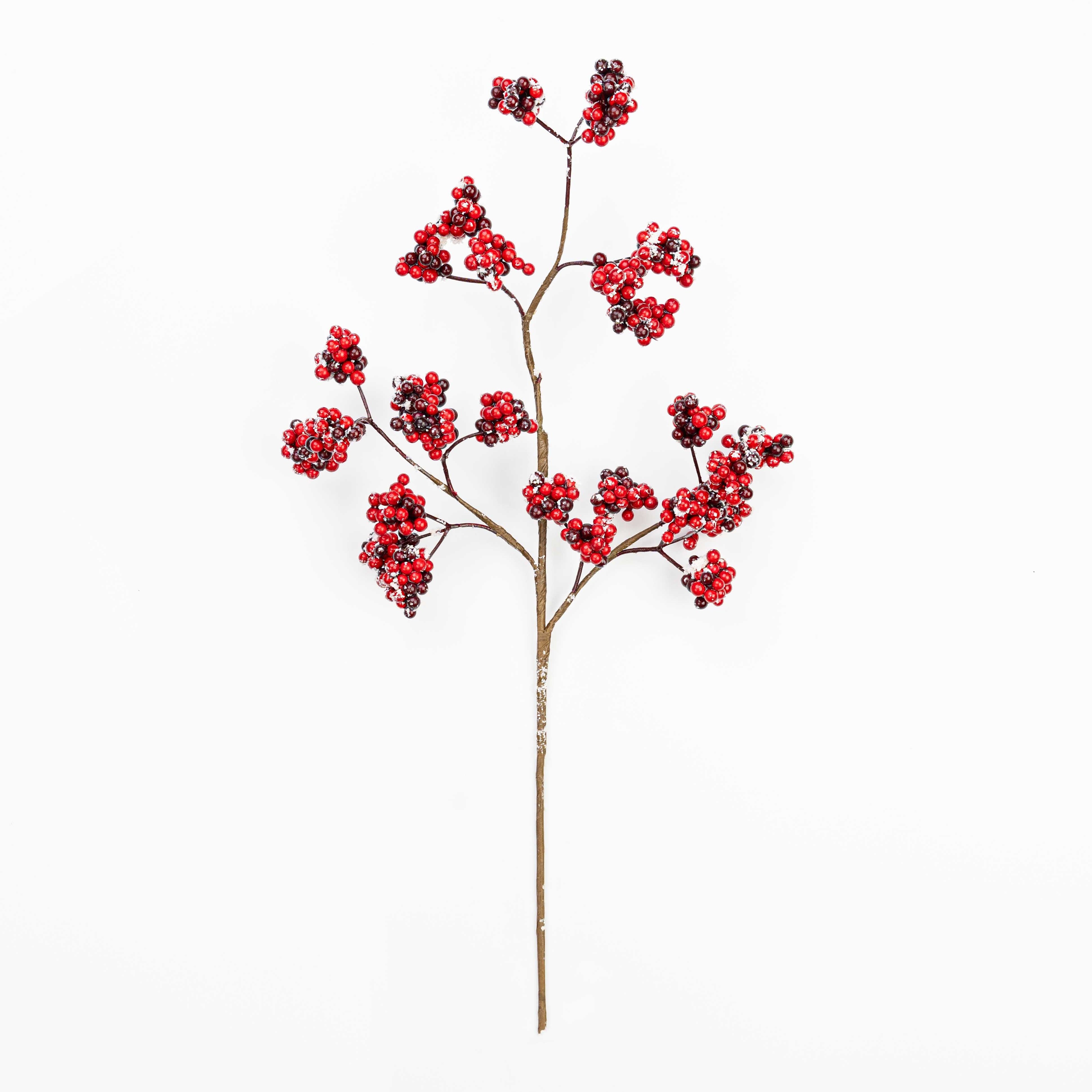 20" SNOW CLUSTER BERRY SPRAY X 9