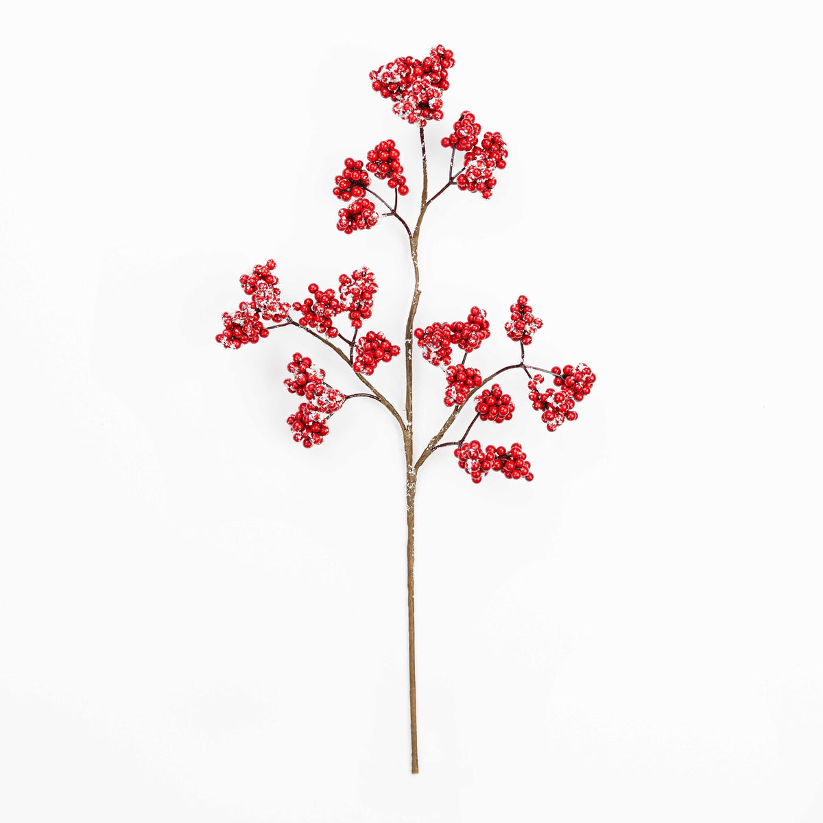 20" SNOW CLUSTER BERRY SPRAY X 9