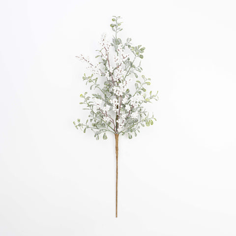 24" FROST BERRY BOXWOOD SPRAY